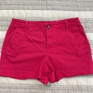 Vibrant pink Ann Taylor LOFT Shorts Size 6